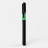 iPhone 11 Hülle | Regenbogen Streifen mit Monogram (Hinten/Rechts)