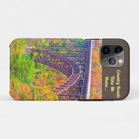 iPhone 11 Pro Case Country Roads (Rückseite (Horizontal))