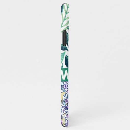 iPhone 11 Pro Max-Blume-Musterbeispiel Hülle (Rechte Seite)