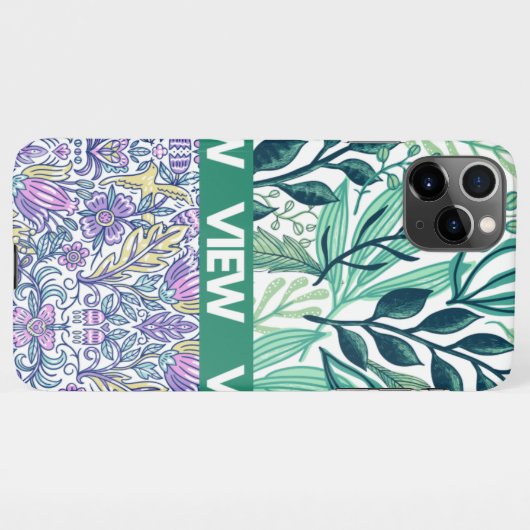 iPhone 11 Pro Max-Blume-Musterbeispiel Hülle (Rückseite (Horizontal))