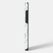 iPhone 11 Pro Max. grüne Blätter Muster Gehäuse Hülle (Linke Seite)