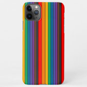 iPhone 11 Pro Max Regenbogen Muster Hülle (Rückseite)