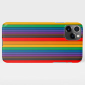 iPhone 11 Pro Max Regenbogen Muster Hülle (Rückseite (Horizontal))