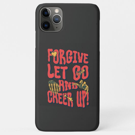 iPhone 11 PRO MAX VERGIB LASS LOS LÄCHLE HÜLLE (Rückseite)