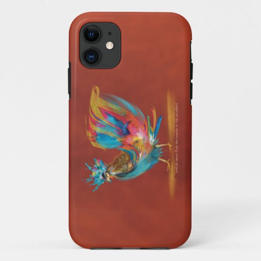 iPhone 11 Tough Case Elegant Fowl (Rückseite)
