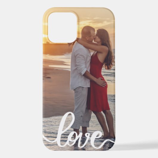 iPhone 12 Case - Geschenk für individuelles Foto iPhone Hülle (Rückseite)