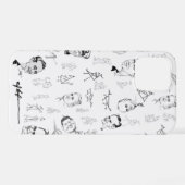 iPhone 12 Fall mit Art Hofmann lineart Hülle (Rückseite (Horizontal))