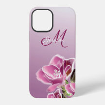 iPhone 12 Hülle - Monogramm und wasserfarbene Free