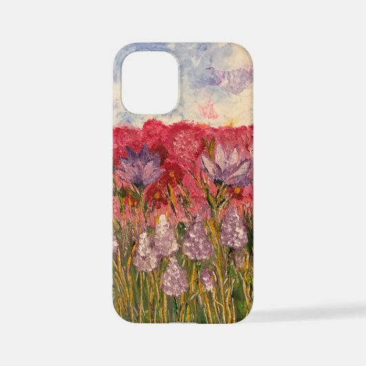 iPhone 12 Mini Floral Garden Phone Case Hülle (Rückseite)