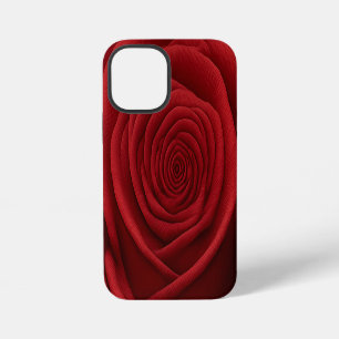 iPhone 12 Mini Hülle - Rote Rosenblüte