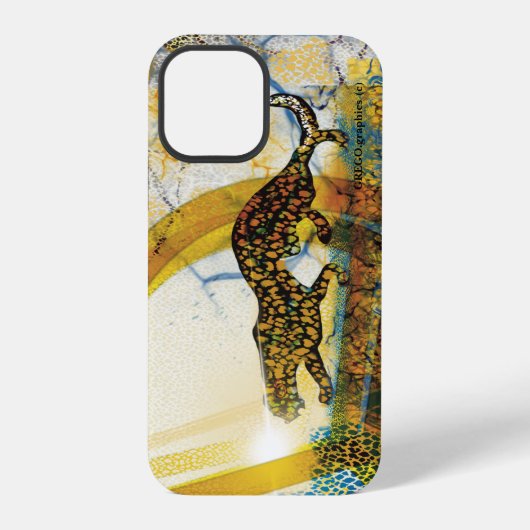 iPhone 12 Pro - ein Fall des Jaguar Gott des Fried Hülle (Rückseite)