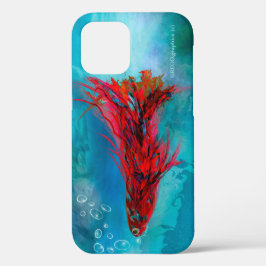 iPhone 12 Pro - ein Fall eines Red Feathered Fish Case-Mate iPhone Hülle