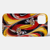 iPhone 13 Case-Mate mit belgischen Farben Hülle (Rückseite (Horizontal))