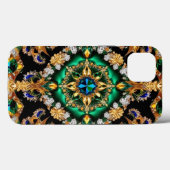 iPhone 13 Case-Mate mit brasilianischen Farben Hülle (Rückseite (Horizontal))