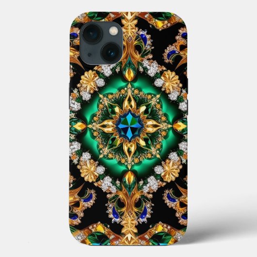 iPhone 13 Case-Mate mit brasilianischen Farben Hülle (Rückseite)
