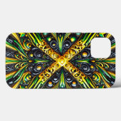 iPhone 13 Case-Mate mit jamaikanischen Farben Hülle (Rückseite (Horizontal))