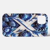 iPhone 13 Case-Mate mit schottischem Thistles-Desi Hülle (Rückseite (Horizontal))