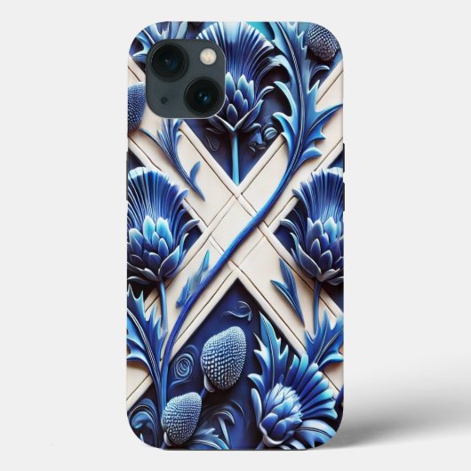 iPhone 13 Case-Mate mit schottischem Thistles-Desi Hülle (Rückseite)