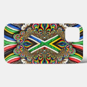 iPhone 13 Case-Mate mit südafrikanischen Farben Hülle (Rückseite (Horizontal))