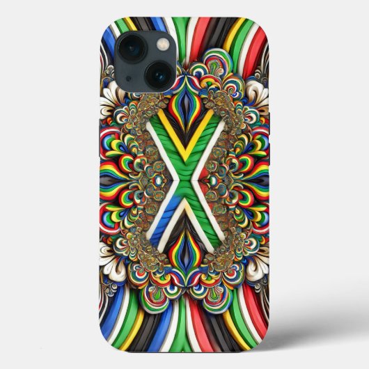 iPhone 13 Case-Mate mit südafrikanischen Farben Hülle (Rückseite)