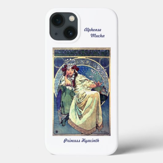 iPhone 13 Fall Alphonse Mucha Art Nouveau Case-Mate iPhone Hülle (Rückseite)