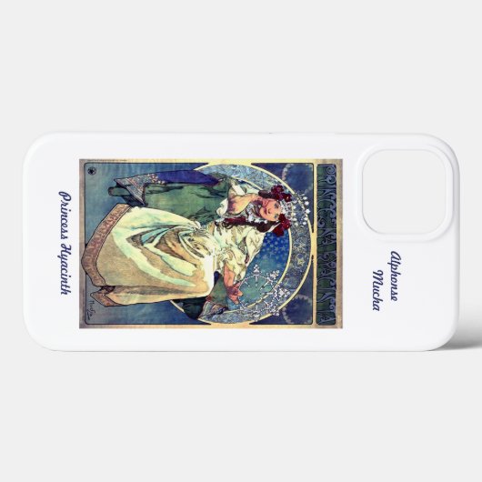 iPhone 13 Fall Alphonse Mucha Art Nouveau Case-Mate iPhone Hülle (Rückseite (Horizontal))