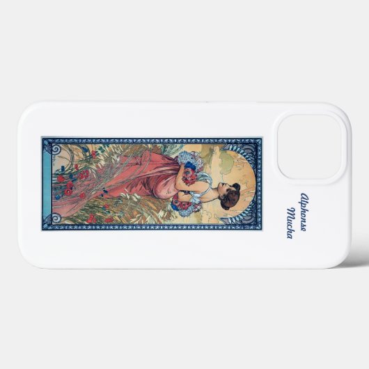 iPhone 13 Fall Alphonse Mucha Art Nouveau Case-Mate iPhone Hülle (Rückseite (Horizontal))
