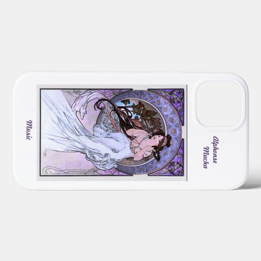 iPhone 13 Fall Alphonse Mucha Art Nouveau Case-Mate iPhone Hülle (Rückseite (Horizontal))