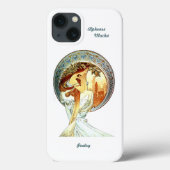 iPhone 13 Fall Alphonse Mucha Art Nouveau Case-Mate iPhone Hülle (Rückseite)