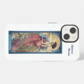 iPhone 13 Fall Alphonse Mucha Art Nouveau Hülle (Rückseite (Horizontal))