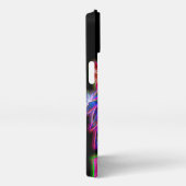 iPhone 13 Fall mit elektrischen Blume in Pot iPhone Hülle (Rechte Seite)