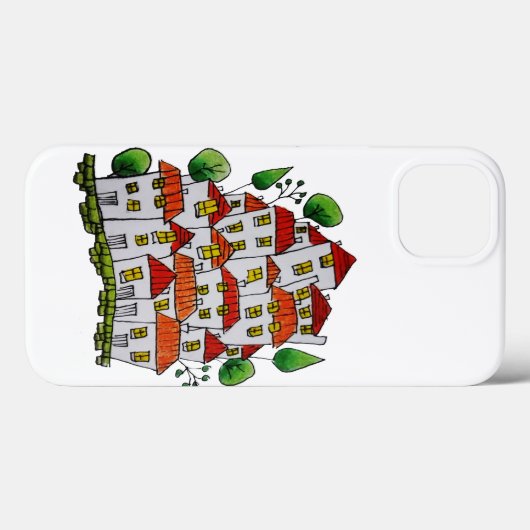 iPhone 13 Gehäuse (Doodle - Hand gezeichnet) Case-Mate iPhone Hülle (Rückseite (Horizontal))