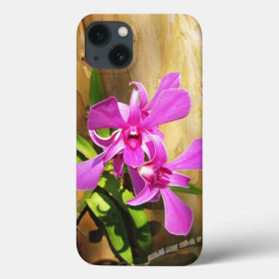 iPhone 13 Hülle Pink Orchideen