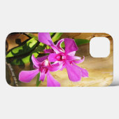 iPhone 13 Hülle Pink Orchideen (Rückseite (Horizontal))