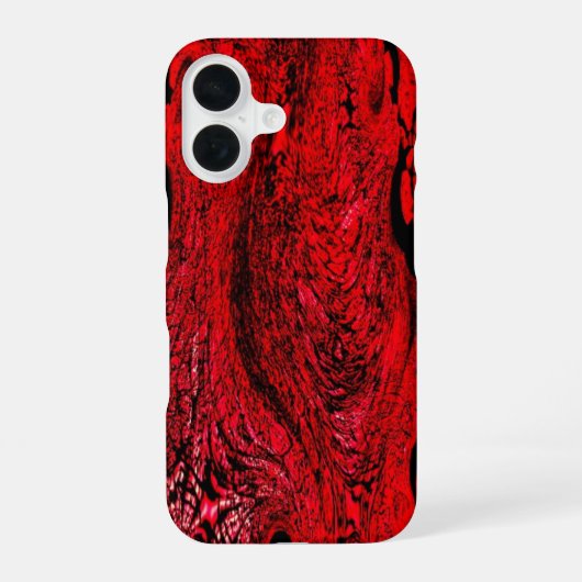 iPhone 13 Mince Case, Brillante - Red Vortex 16 Hülle (Rückseite)