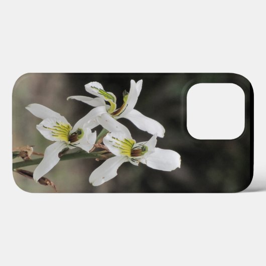 iPhone 13 Weißer Orchid-Fall Case-Mate iPhone Hülle (Rückseite (Horizontal))