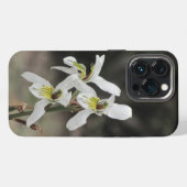 iPhone 13 Weißes Orchideen-Case Hülle (Rückseite (Horizontal))