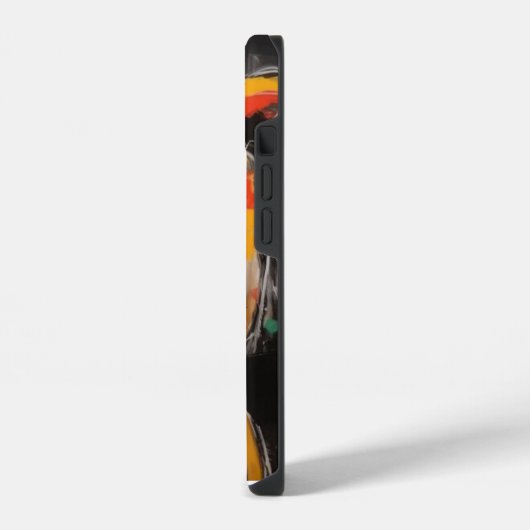 IPhone 14 abstrakte Kunst iPhone Hülle (Linke Seite)