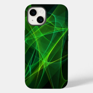 iPhone 14 abstrakte schwarz grüne Hüllen