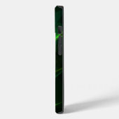 iPhone 14 abstrakte schwarz grüne Hüllen (Rückseite / Links)