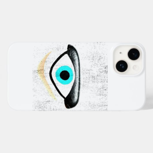 iPhone 14 Case Eye Design (Rückseite (Horizontal))