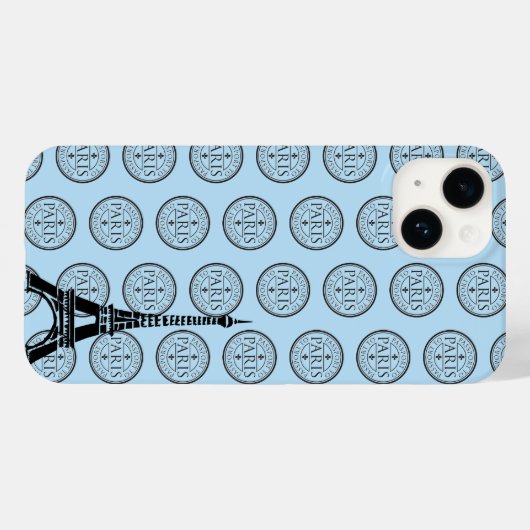 iPhone 14 Case-Passport nach Paris Case-Mate iPhone Hülle (Rückseite (Horizontal))