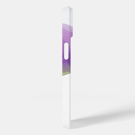 iPhone 14 Case-Purple Flowers Case-Mate iPhone Hülle (Rückseite / Rechts)