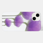 iPhone 14 Case-Purple Flowers Case-Mate iPhone Hülle (Rückseite (Horizontal))