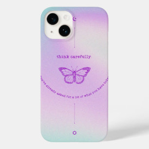 iPhone 14 Case - Reflektiver Schmetterling