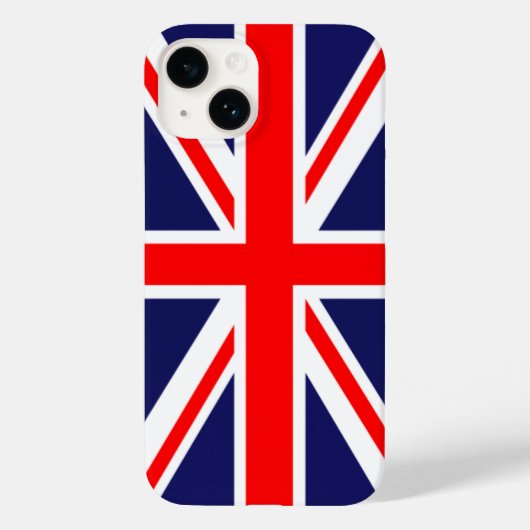 iPhone 14 Case-Union Jack Flag Case-Mate iPhone Hülle (Rückseite)