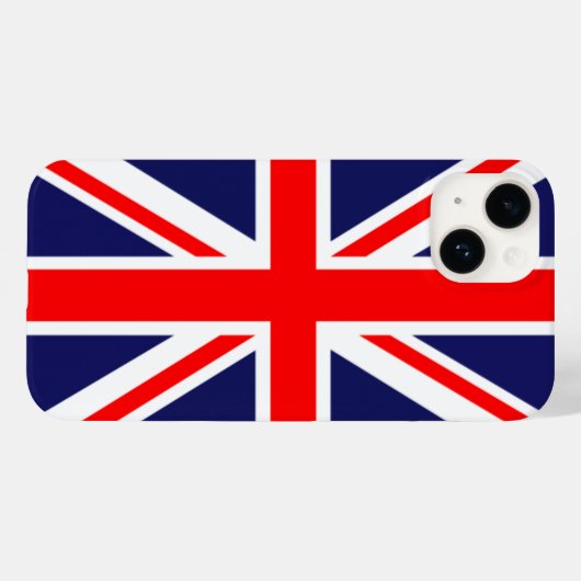 iPhone 14 Case-Union Jack Flag Case-Mate iPhone Hülle (Rückseite (Horizontal))
