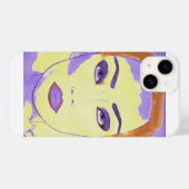 iPhone 14 Fall Art Deco Frauen Malstil Case-Mate iPhone Hülle (Rückseite (Horizontal))