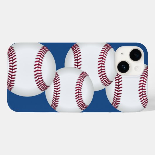 iPhone 14 Fall-Baseball Case-Mate iPhone Hülle (Rückseite (Horizontal))