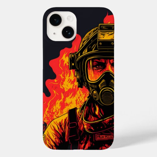 IPhone 14 Fall für Feuerwehrfrau Case-Mate iPhone Hülle (Rückseite)